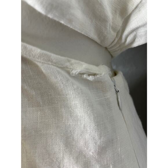 Just BEE Queen Chiara Dress V Neck Ecru XS - Picture 11 of 11